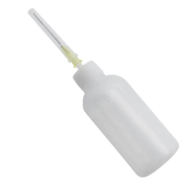 50ml Squeeze Liquid Alcohol Bottle with Needle Tip Dispenser - THE TECH STATION UK